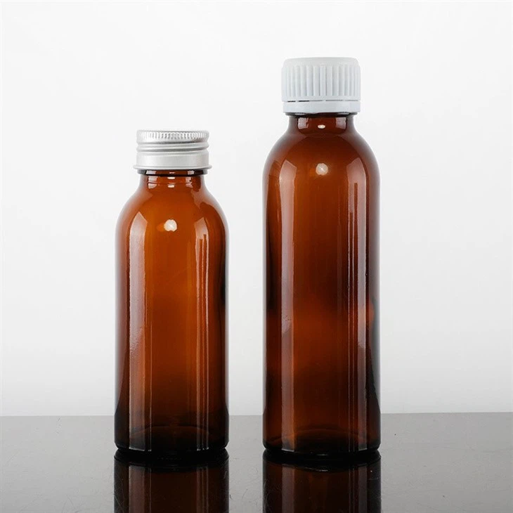 30ml glass syrup bottles with lids